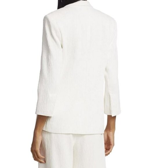 Halston Crinkle Crepe Scarf Front Blazer - NWT - Size L - Picture 4 of 15